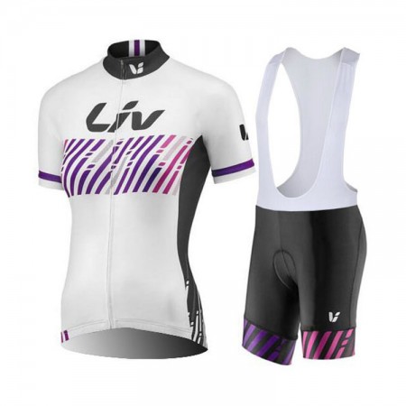 Tenue Cycliste et Cuissard à Bretelles 2017 CCC Liv Femme N005